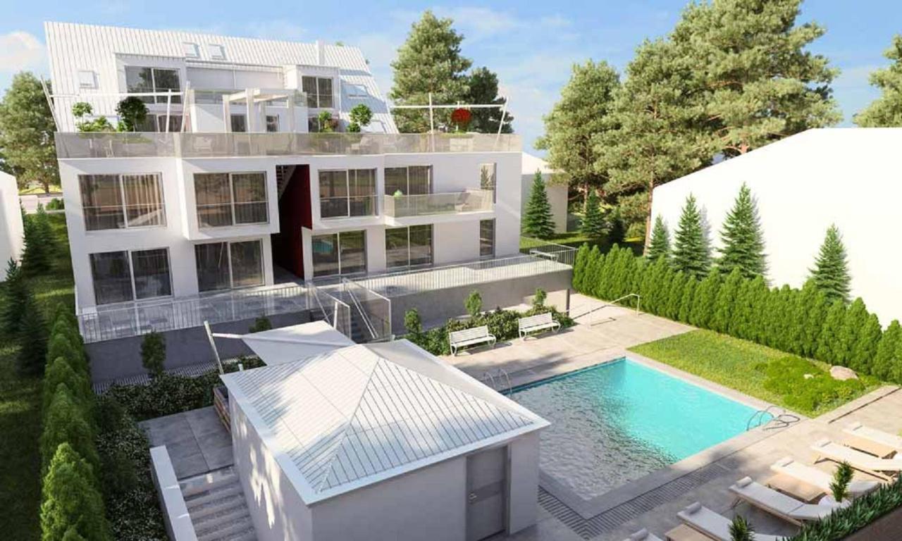 Red Flower Apartment With Pool - 5 Min To Lake Wien Exterior foto